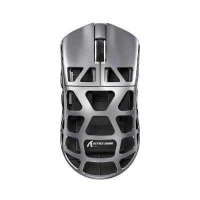 Mouse Gamer Sem Fio Attack Shark R3 Magnesium, 26000 DPI, Liga de Magnésio, Switch Kailh Black Mamba, Tri-Mode Wireless Bluetooth USB-C, Cinza - R3