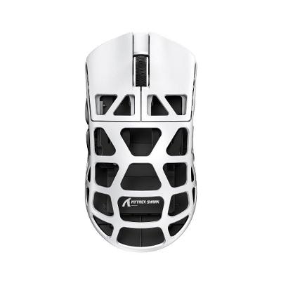 Mouse Gamer Sem Fio Attack Shark R3 Magnesium, 26000 DPI, Liga de Magnésio, Switch Kailh Black Mamba, Tri-Mode Wireless Bluetooth USB-C, Branco - R3