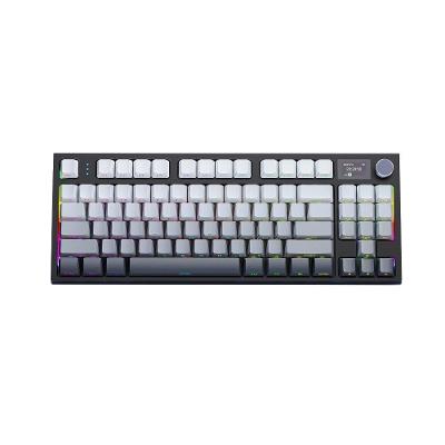Teclado Mecânico Sem Fio Attack Shark K86, RGB, Tela Integrada, Tri-Mode Wireless Bluetooth USB-C, Moonlit Night - K86