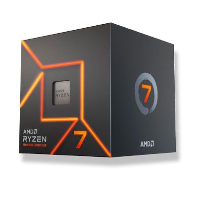 Processador AMD Ryzen 7 7700, 3.8GHz (5.3GHz Turbo), 8 Núcleos, 16 Threads, AM5, Vídeo Integrado, Com Cooler Wraith Prism - 100-100000592SBX