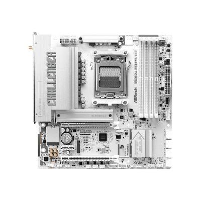 Placa-Mãe ASRock B850M Challenger WiFi White, AMD AM5, Micro ATX, DDR5 - 90-MXBU50-A0UAYZ