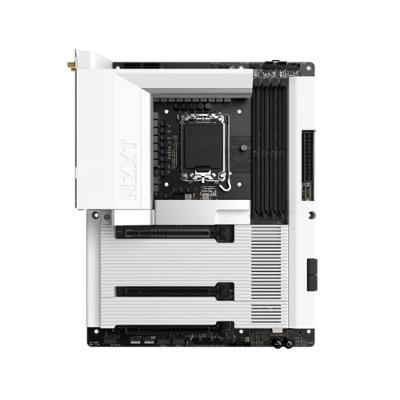Placa Mãe Gaming NZXT N7 Z890, Intel Z890, LGA 1851, ATX, DDR5, com Wi-Fi e Cover, Branca - N7-Z89XT-W1