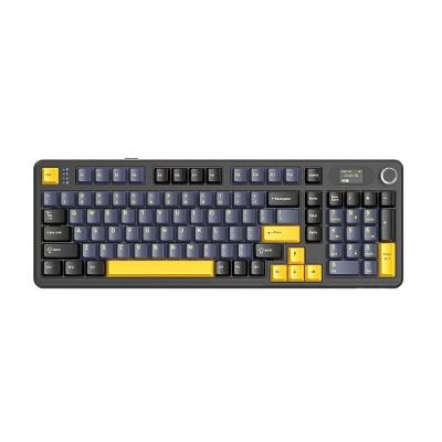 Teclado Mecânico Sem Fio Attack Shark X98Pro, RGB, Tela Integrada, Tri-Mode Wireless Bluetooth USB-C, Preto - X98Pro