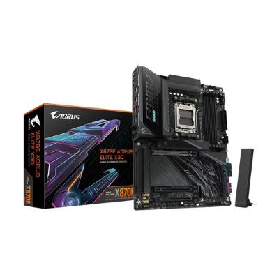 Placa Mãe Gigabyte X870E AORUS ELITE X3D, AMD AM5, ATX, DDR5, PCIe 5.0, Wi-Fi 7, Bluetooth, Preto - X870E A ELITE X
