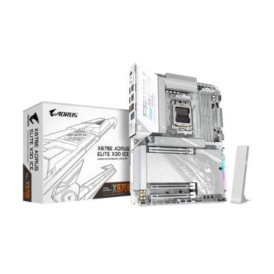 Placa Mãe Gigabyte X870E AORUS ELITE X3D ICE, AMD AM5, ATX, DDR5, PCIe 5.0, Wi-Fi 7, Bluetooth, Branco - X870E A ELITE X ICE