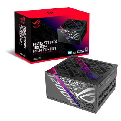 Fonte ASUS ROG Strix, 1200W, 80 Plus Platinum, Modular, PFC Ativo, Preta - 90YE00W0-B0NA00