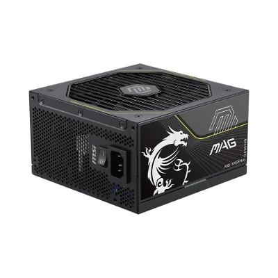 Fonte MSI MAG A1200PLS PCIE5, 1200W, 80 Plus Platinum, Modular, Silent, PFC Ativo, Com Cabo, Preto - MAGA1200PLSPCIE5