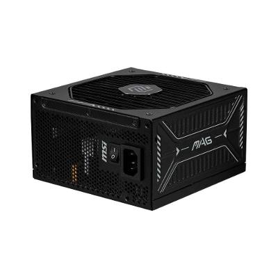 Fonte MSI MAG A1000GLS PCIE5, 1000W, 80 Plus Gold, Modular, Silent, PFC Ativo, Com Cabo, Preto - MAGA1000GLSPCIE5