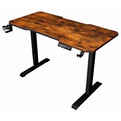 Mesa Gamer Lift Rise Mode Madeira MDF, Com Regulagem de Altura Elétrica, 1 Motor, 2 Memorizações, Rústico - RM-ML-01-MR