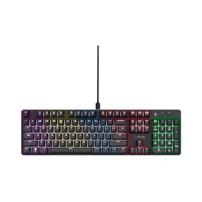 Teclado Mecânico Gamer Trust Gaming GXT 871 Zora, RGB, USB 2.0, Preto - 25510