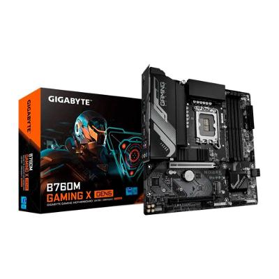 Placa Mãe Gigabyte B760M GAMING X GEN5, Intel LGA 1700, mATX, DDR4, PCIe 5.0 - B760M GAMING X GEN5