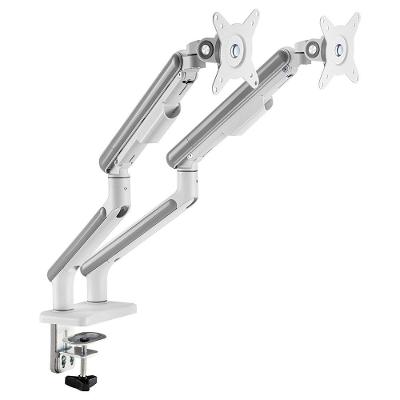Suporte Para 2 Monitores Elements Aice Duo, Pistão a Gás, Articulado, Branco - 72131