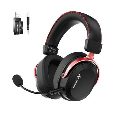 Headset Gamer Sem Fio Attack Shark L30 Pro, Bluetooth, Som Surround, Preto e Vermelho - L30PRO
