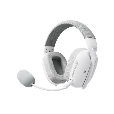 Headset Gamer Sem Fio Attack Shark L80 Pro, Bluetooth, Som Surround 7.1, Branco - L80PRO