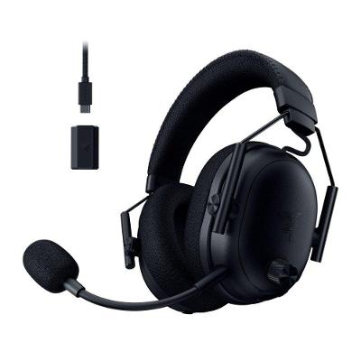 Headset Sem Fio Gamer Razer Blackshark V3 Pro, ANC, Cancelamento de Ruído, Drivers 50mm, Preto - RZ04-05400100