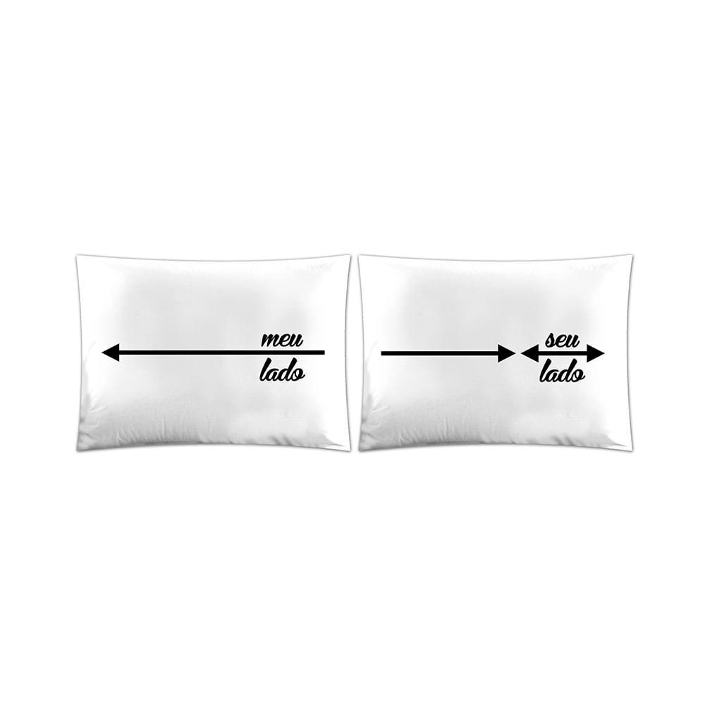 Jogo de Fronhas Sul Brasil Vivaldi Lado a Lado em Malha 100% Algodão - 1