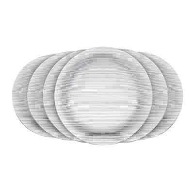 Conjunto de 6 Pratos Fundos Duralex Diamente 23cm Nadir