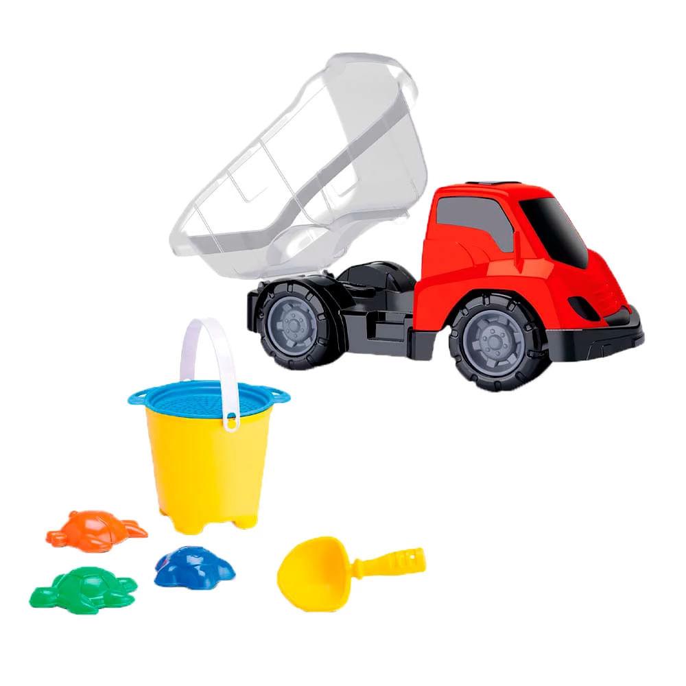 Caminhão Tchuco Basculante Samba Toys com Balde de Praia - 1