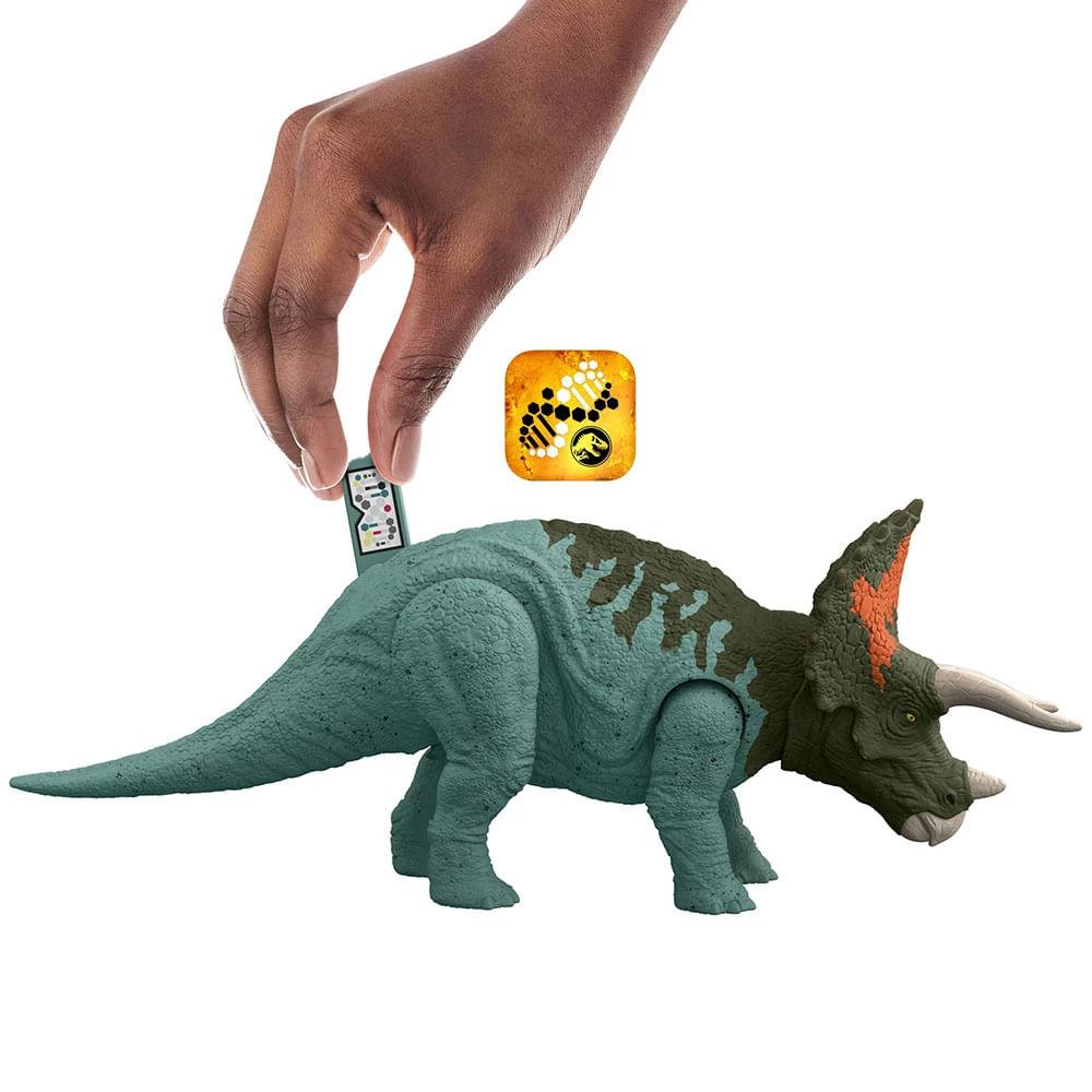Dinossauro Jurassic World Triceratops Ruge - 2