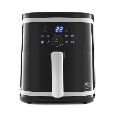 Fritadeira Elétrica Air Fryer Philco Gourmet Black Plus PFR16P 5L Preta - 127V