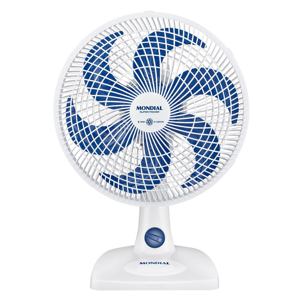 Ventilador de Mesa Mondial 6 Pás Super Power Branco VSP-30-W - 30cm 127V - 3