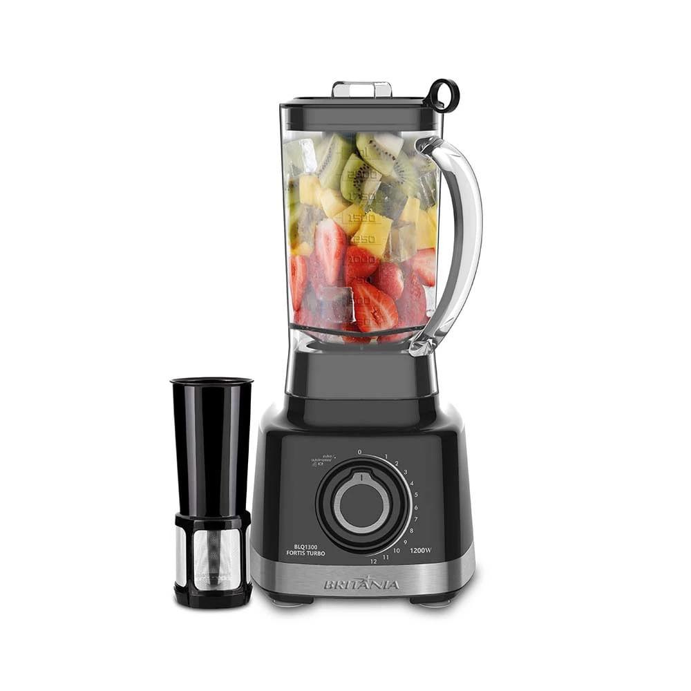Liquidificador Britânia Turbo BLQ1300P Preto - 220V - 8