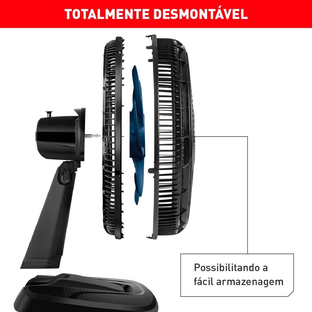 Ventilador de Mesa Arno Xtreme Force Breeze 6 Pás VB50 - 50cm 127V - 3