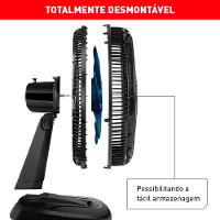 Ventilador de Mesa Arno Xtreme Force Breeze 6 Pás VB50 - 50cm 127V - 8