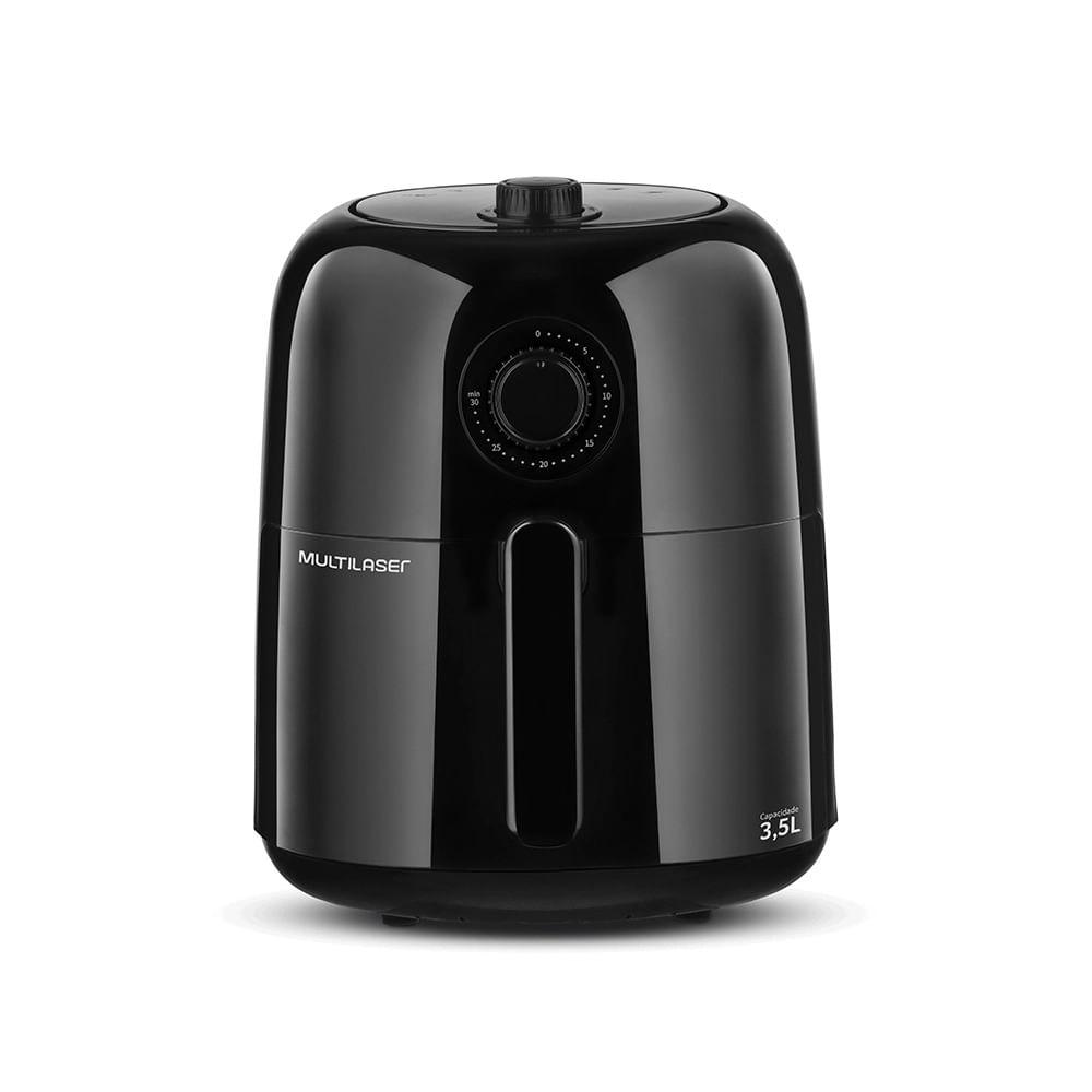 Fritadeira Elétrica Air Fryer Multilaser CE205 3,5L Preta - 127V - 1