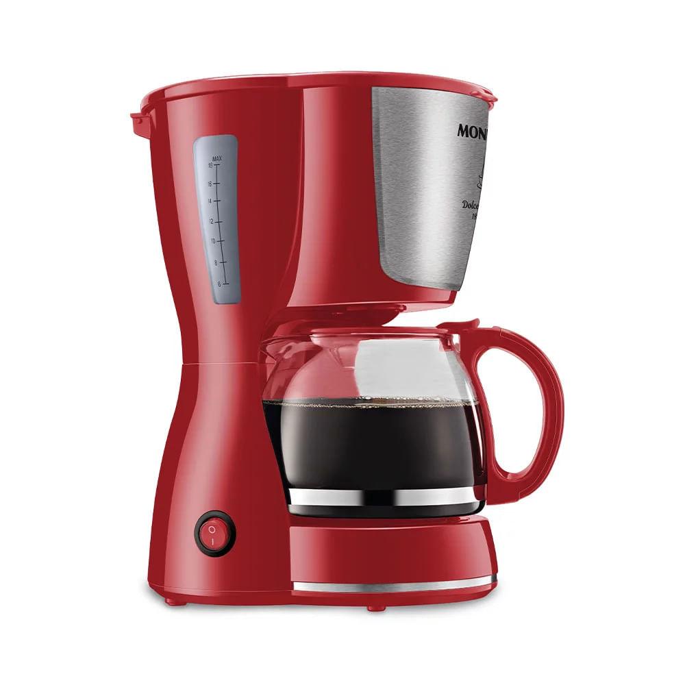 Cafeteira Elétrica com Porta Filtro Mondial Doce Arome Vermelha 18 Xícaras - 127V - 2
