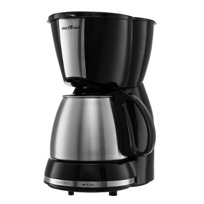 Cafeteira Elétrica Britânia 15 Temp Preta/Inox 15 Xícaras - 220V
