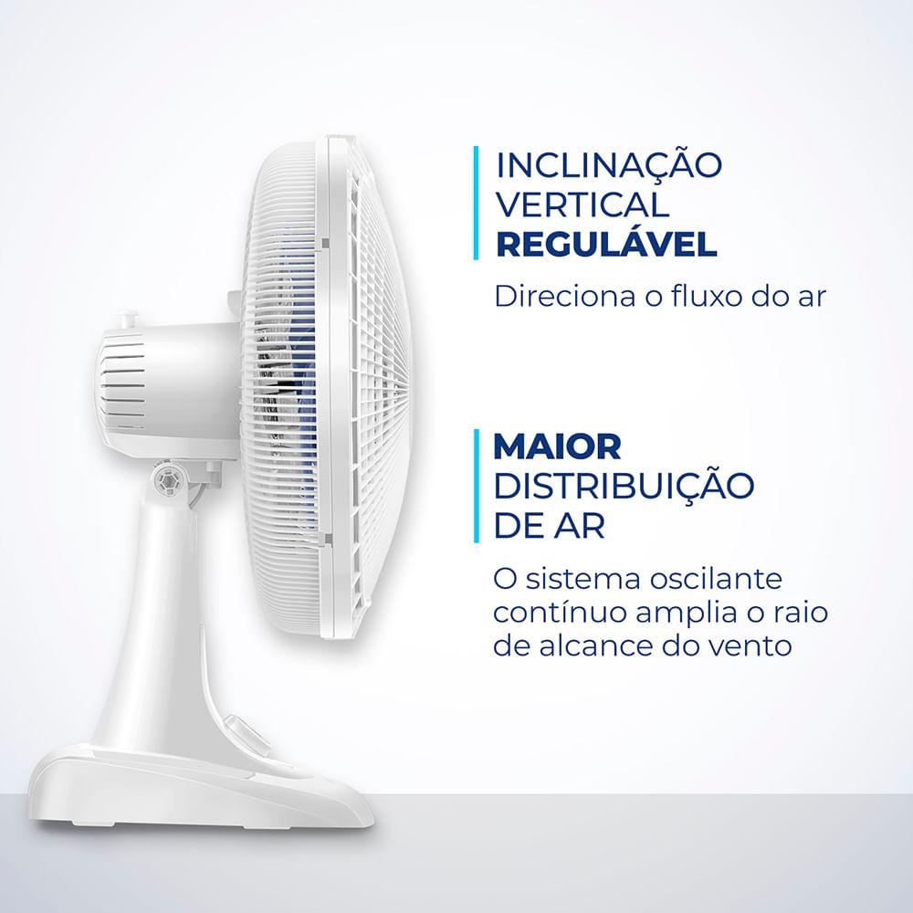 Ventilador de Mesa Mondial 6 Pás Super Power VSP-40-W - 40cm 220V - 1