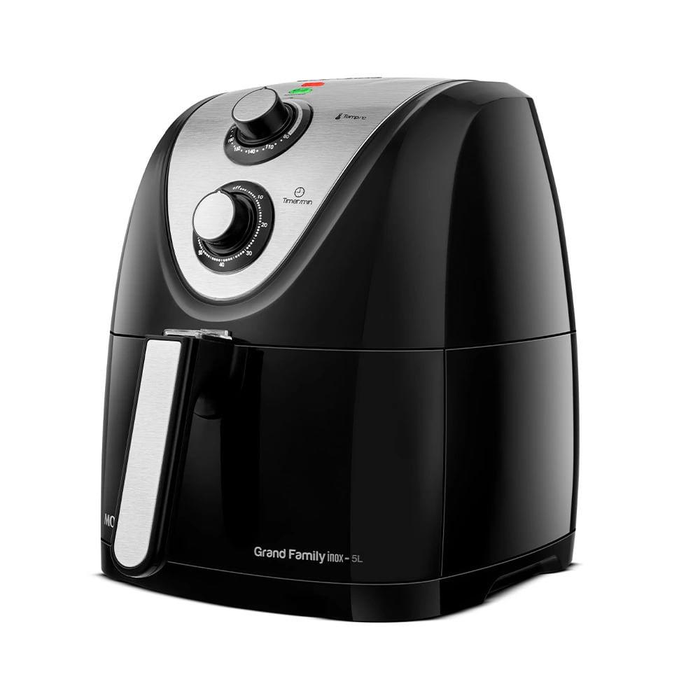 Fritadeira Elétrica Air Fryer Mondial Grand Family Inox AFN-50-BI 5L Preta - 220V - 9
