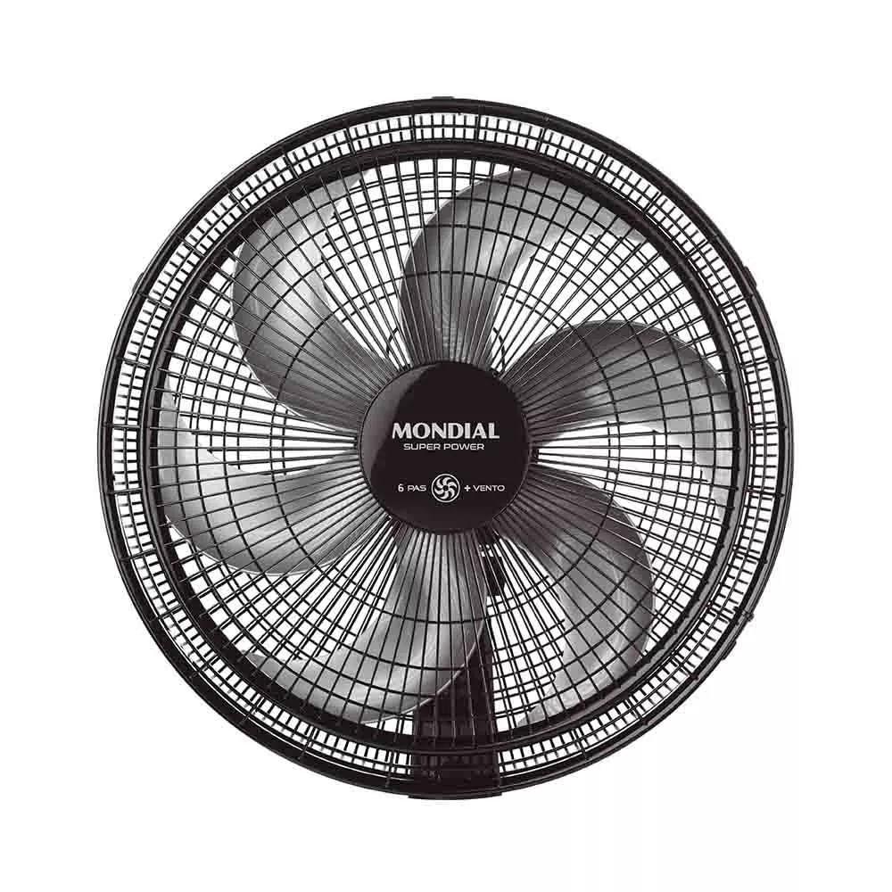Ventilador de Mesa Mondial 6 Pás Super Power Preto VSP-30-B - 30cm 220V - 6