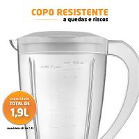 Liquidificador Mondial Easy Power L-550-W Branco - 127V - 3