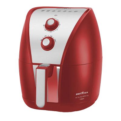 Fritadeira Britânia Air Fryer Inox 3,35l  BFR11VI  Vermelha - 127V