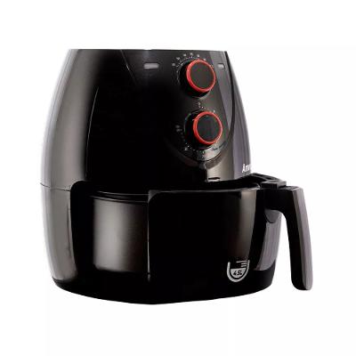 Fritadeira Elétrica Air Fryer Amvox ARF1205 4,5L Preta - 127V
