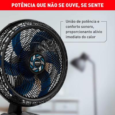 Ventilador de Mesa Arno Xtreme Force Breeze 6 Pás VB50 - 50cm 220V