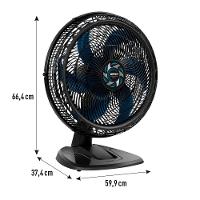 Ventilador de Mesa Arno Xtreme Force Breeze 6 Pás VB50 - 50cm 220V - 9