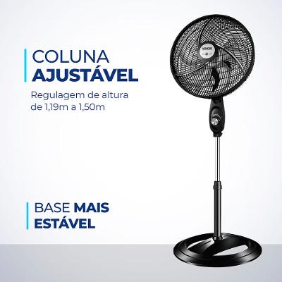 Ventilador de Coluna Mondial 6 Pás Super Power VSP40CB - 40cm 127V