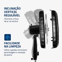 Ventilador de Coluna Mondial Super Power 6 Pás VSP-40C-NB - 40cm 110V