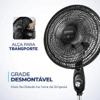 Ventilador de Coluna Mondial Super Power 6 Pás VSP-40C-NB - 40cm 220V - 3