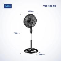 Ventilador de Coluna Mondial Super Power 6 Pás VSP-40C-NB - 40cm 220V - 2