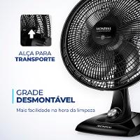 Ventilador de Mesa Mondial 6 Pás Super Power VSP-40-B - 40cm 127V - 7