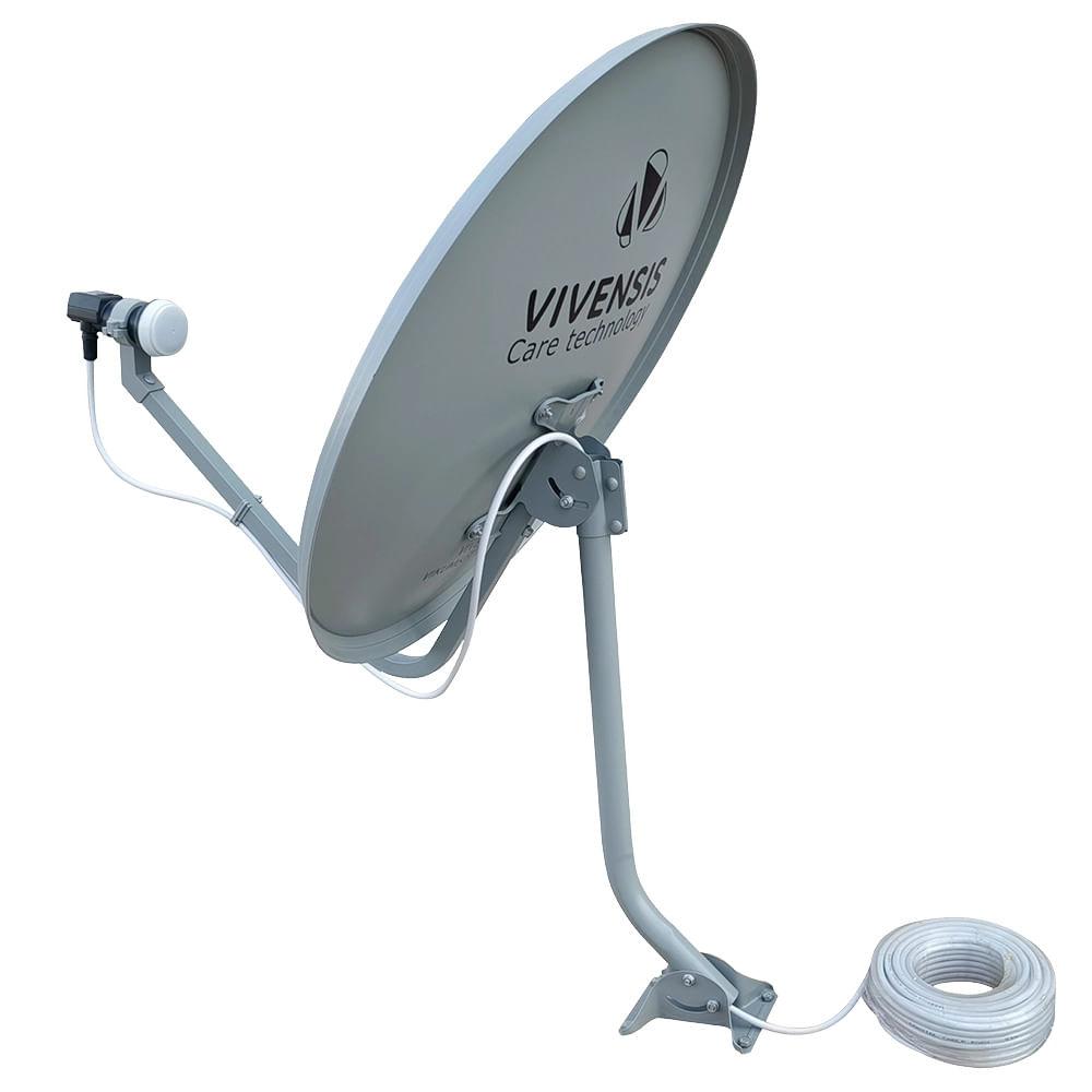 Mini Antena Parabólica Externa Vivensis 60cm - 1