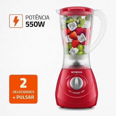 Liquidificador Mondial Easy Power L-550-R Vermelho - 220V