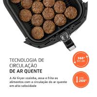 Fritadeira Elétrica Air Fryer Mondial Pratic AFN-60-BI 6L Preta/Inox - 220V - 5