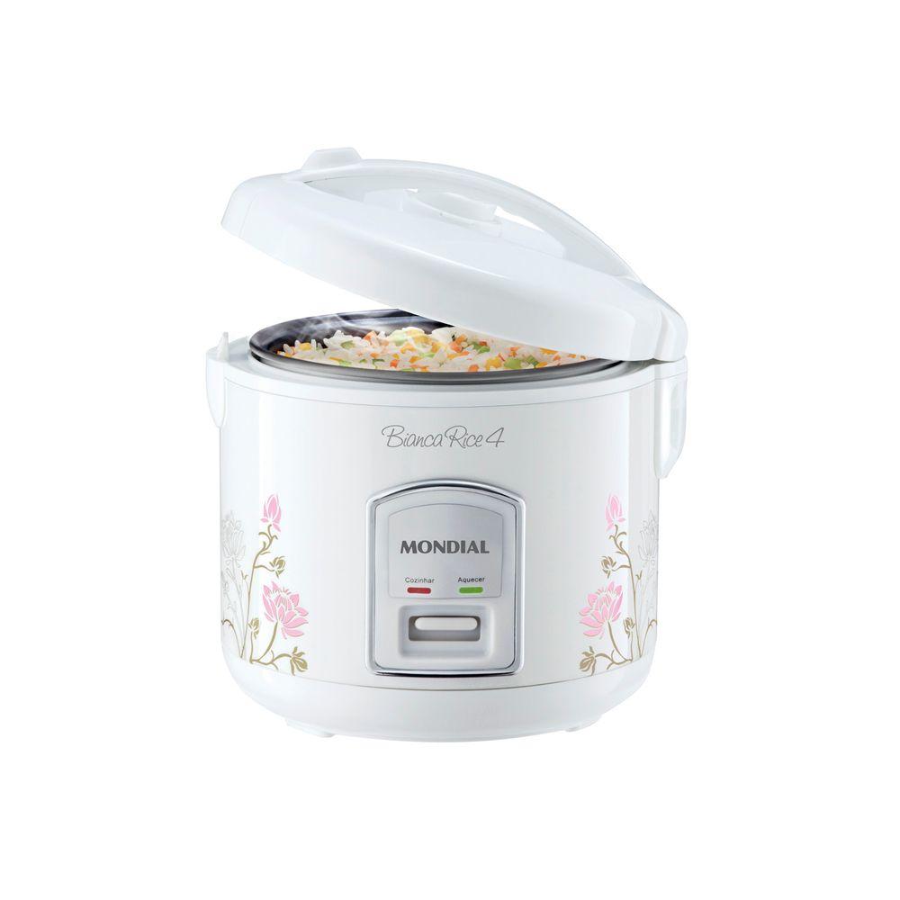 Panela Elétrica de Arroz Mondial Bianca Rice NPE-05-5X Branca 5 Xícaras - 127V - 5