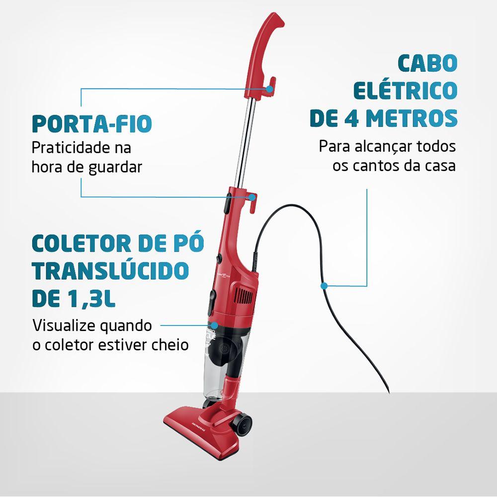 Aspirador de Pó Vertical Mondial Turbo Cycle AP-36 - 1100W 127V - 4