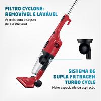 Aspirador de Pó Vertical Mondial Turbo Cycle AP-36 - 1100W 127V - 3